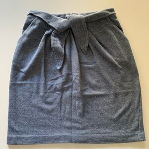 PJ by Peter Jensen | Cotton blend skirt with tie | Mid length